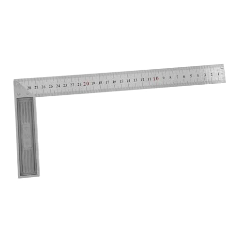 AUTSUPPL 直角スチール定規l字型定規耐久素材精密目盛り大工向けdiy手芸作業用工具家庭業務兼用